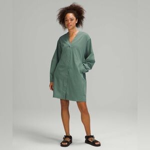 Lululemon WovenAir Button Front Dress